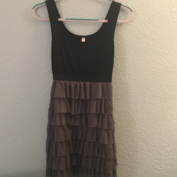 Xhilaration Dresses & Skirts - Black and gray layered tulle dress